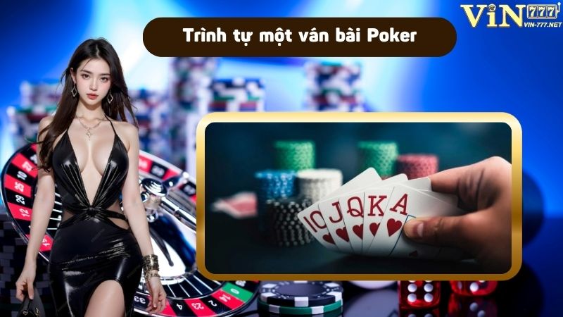 Các bước chơi Poker cũng rất minh bạch và rõ ràng