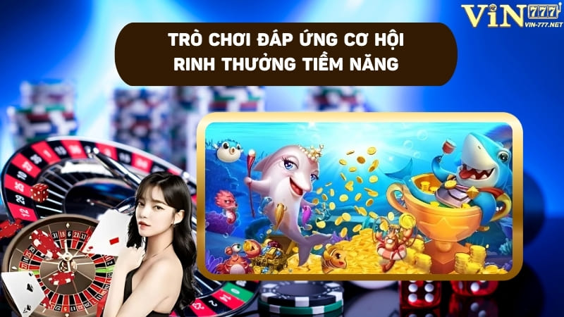 Trò chơi Bắn cá Ngọc Long đáp ứng cơ hội rinh thưởng tiềm năng